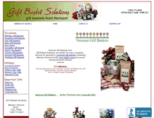 Tablet Screenshot of giftbasketsolutions.com